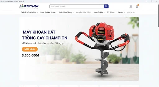 [DEMO] Máy khoan đất Champion 52cc