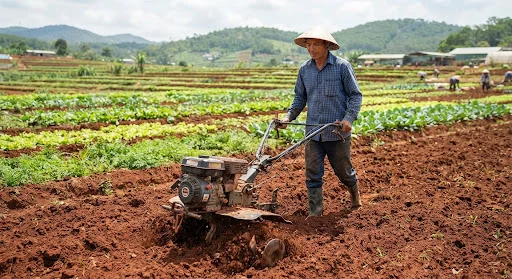 [DEMO] Máy xới đất mini đa năng Katsu 1WG4.0