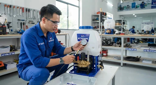 Video review đầu xịt áp lực tự động Yataka YT-29